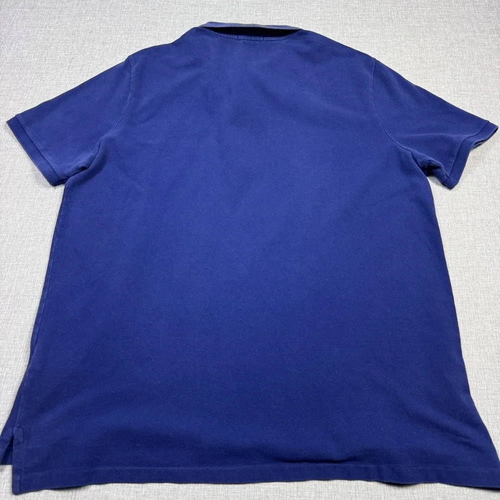 Polo Ralph Lauren Polo‎ Shirt Mens XL Blue Embroidered Logo Cotton Collared